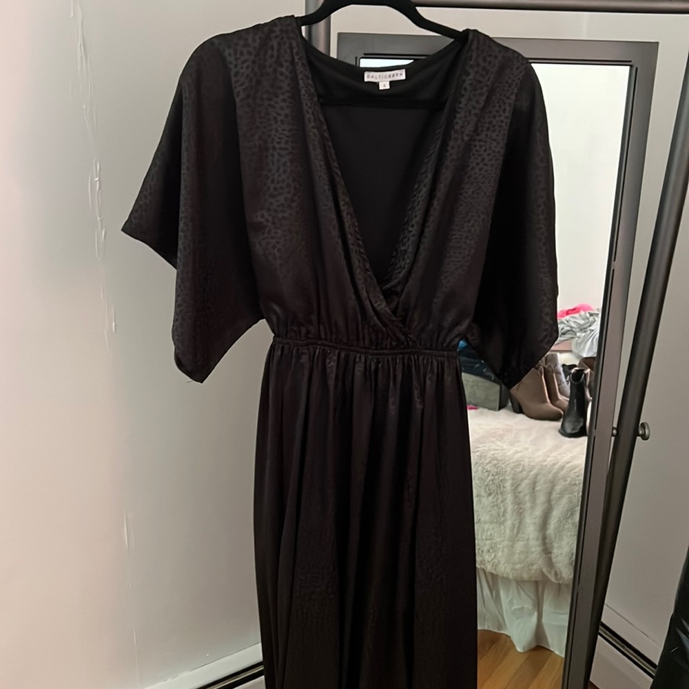 Baltic Born Black Wrap Dress